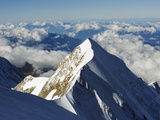 Aiguille De Bionnassay, 4052M, From Mont Blanc, Chamonix, French Alps, France, Europe Photographic Print by Christian Kober