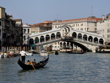 Rialto Bridge, Grand Canal, Venice, Veneto, Italy, Europe Photographic Print by Peter Richardson