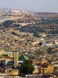Elevated View Over the Medina, Fez (Fes), Morocco, North Africa, Africa Photographic Print by Guy Edwardes