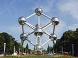 1958 World Fair, Atomium Model of An Iron Molecule, Brussels, Belgium, Europe Photographic Print by Christian Kober