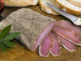 Salted Pork Sirloin, Homemade Ham, Tuscany, Italy, Europe Photographic Print