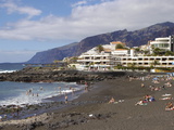 Playa De La Arena, Puerto De Santiago, Tenerife, Canary Islands, Spain, Atlantic, Europe Photographic Print by Jeremy Lightfoot