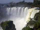 View of the Iguassu Falls From the Argentinian Side, Argentina, South America Photographic Print by Olivier Goujon