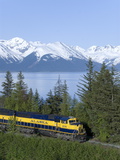 Alaska Railroad Near Girdwood, Alaska, United States of America, North America Photographie