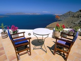 Fira, Island of Santorini (Thira), Cyclades Islands, Aegean, Greek Islands, Greece, Europe Photographic Print by Sergio Pitamitz
