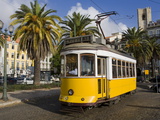 Tram in the Alfama District, Lisbon, Portugal, Europe Photographic Print by Richard Cummins