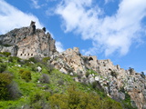 Crusader Castle of St. Hilarion, Turkish Part of Cyprus, Cyprus, Europe Impressão fotográfica por Michael Runkel