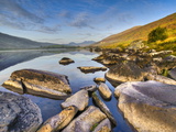 Early Morning at Llynau Mymbyr, Snowdonia National Park, Wales, Uk Photographic Print by David Wogan