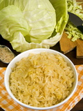 Sauerkraut (Sour Cabbage), a Traditional German Dish, Germany, Europe Photographic Print