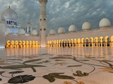 Sheikh Zayed Bin Sultan Al Nahyan Mosque, Abu Dhabi, United Arab Emirates, Middle East Lámina fotográfica por Gavin Hellier