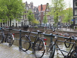 Bicycle, Brouwersgracht, Amsterdam, Netherlands, Europe Photographic Print by Amanda Hall