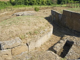 Etruscan Necropolis of Ara Del Tufo, Tumulus Tomb, Tuscania, Viterbo, Lazio, Latium, Italy, Europe Photographic Print