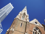 Wesley Church and Central Park Skyscraper, Perth, Western Australia, Australia, Pacific Photographic Print by Ian Trower