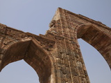 Arches of Quwwat-Ul-Islam Mosque, Qutb Complex, Delhi, India, Asia Photographic Print