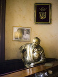 Lifesize Bronze Statue of Author Ernest Hemingway in Bar El Floridita, Havana, Cuba Photographic Print