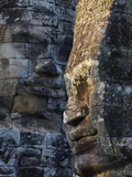 Stone Faces, Which May Depict Jayavarman VII As a Bodhisattva, Bayon Temple, Angkor Thom, Cambodia Photographic Print