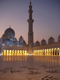 Sheikh Zayed Grand Mosque, the Biggest Mosque in the U.A.E., Abu Dhabi Photographic Print