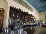Bar of Colonial Restaurant, Cienfuegos, Cuba, West Indies, Caribbean, Central America Photographic Print