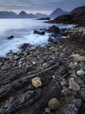 A View Towards the Cuillin Hills From Across Loch Scavaig, Elgol, Isle of Skye, Scotland, Uk Fotografie-Druck