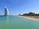 Burj Al Arab Hotel, Jumeirah Beach, Dubai, United Arab Emirates, Middle East Photographic Print by Amanda Hall