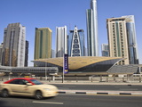 Metro Station, Sheikh Zayed Road, Dubai, United Arab Emirates, Middle East Photographic Print by Amanda Hall