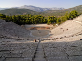 The Ancient Amphitheatre of Epidaurus, UNESCO World Heritage Site, Peloponnese, Greece, Europe Photographic Print