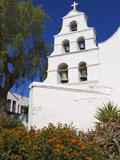 Bell Tower at Mission Basilica San Diego De Alcala, San Diego, California Photographic Print