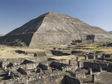 Temple of the Sun, Archaeological Zone of Teotihuacan, UNESCO World Heritage Site, Mexico Photographic Print
