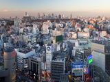 Elevated View of Shinjuku Skyline From Shibuya, Tokyo, Japan, Asia Photographic Print by Gavin Hellier