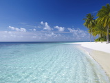 Tropical Island and Beach, Maldives, Indian Ocean, Asia Photographic Print by Sakis Papadopoulos