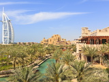 Burj Al Arab and Madinat Jumeirah Hotels, Dubai, United Arab Emirates, Middle East Photographic Print