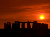 Stonehenge, UNESCO World Heritage Site, Wiltshire, England, United Kingdom, Europe Photographic Print