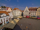 Raekoja Plats (Town Hall Square), Old Town of Tallinn, Estonia, Baltic States, Europe Photographic Print