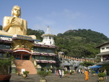 Golden Temple, With 30M High Statue of Buddha, Dambulla, Sri Lanka, Asia Photographic Print
