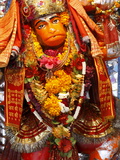 Hanuman Statue, Haridwar, Uttarakhand, India, Asia Photographic Print