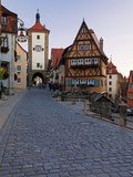 Ploenlein, Siebers Tower, Rothenburg Ob Der Tauber, Franconia, Bavaria, Germany, Europe Photographic Print by Gavin Hellier