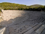 The Ancient Amphitheatre of Epidaurus, UNESCO World Heritage Site, Peloponnese, Greece, Europe Photographic Print