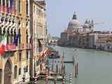 The Grand Canal and the Domed Santa Maria Della Salute, Venice, Veneto, Italy Photographic Print