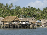Fishermen's Stilt Houses, Pilar, Bicol, Southern Luzon, Philippines, Southeast Asia, Asia Photographie