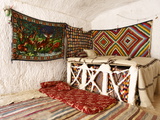 Interior, Berber Underground Dwellings, Matmata, Tunisia, North Africa, Africa Reprodukcja zdjęcia autor Dallas & John Heaton