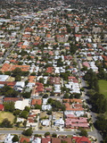 Aerial View of Suburbs, Perth, Western Australia, Australia, Pacific Fotografie-Druck von Ian Trower