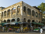 Old Destroyed Italian Colonial Building, Djibouti, Republic of Djibouti, Africa Fotografisk tryk