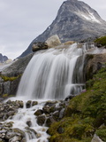 Waterfall, Prince Christian Sund, Greenland, Arctic, Polar Regions Photographic Print