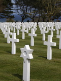 American Cemetery at Omaha Beach, Colleville-Sur-Mer, Normandy, France, Europe Photographic Print