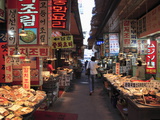 Food Vendors, Namdaemun Market, Seoul, South Korea, Asia Photographic Print by Wendy Connett