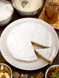 Panforte of Siena, a Traditional Fruit and Nut Cake For Christmas, Tuscany, Italy, Europe Fotografická reprodukce Panforte of Siena, a Traditional Fruit and Nut Cake For Christmas, Tuscany, Italy, Europe Fotografická reprodukce