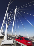 Cars Crossing Nelson Mandela Bridge, Newtown, Johannesburg, Gauteng, South Africa, Africa Photographic Print