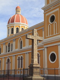 Cathedral De Granada, Park Colon, Park Central, Granada, Nicaragua, Central America Photographic Print