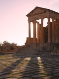 Pillars of the Church of St. Servus in the Roman Ruins of Sbeitla, Tunisia, North Africa, Africa Photographic Print by Dallas & John Heaton