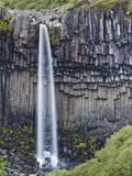 Svartifoss (The Black Falls), Skaftafell National Park, Iceland, Polar Regions Photographic Print by Guy Edwardes